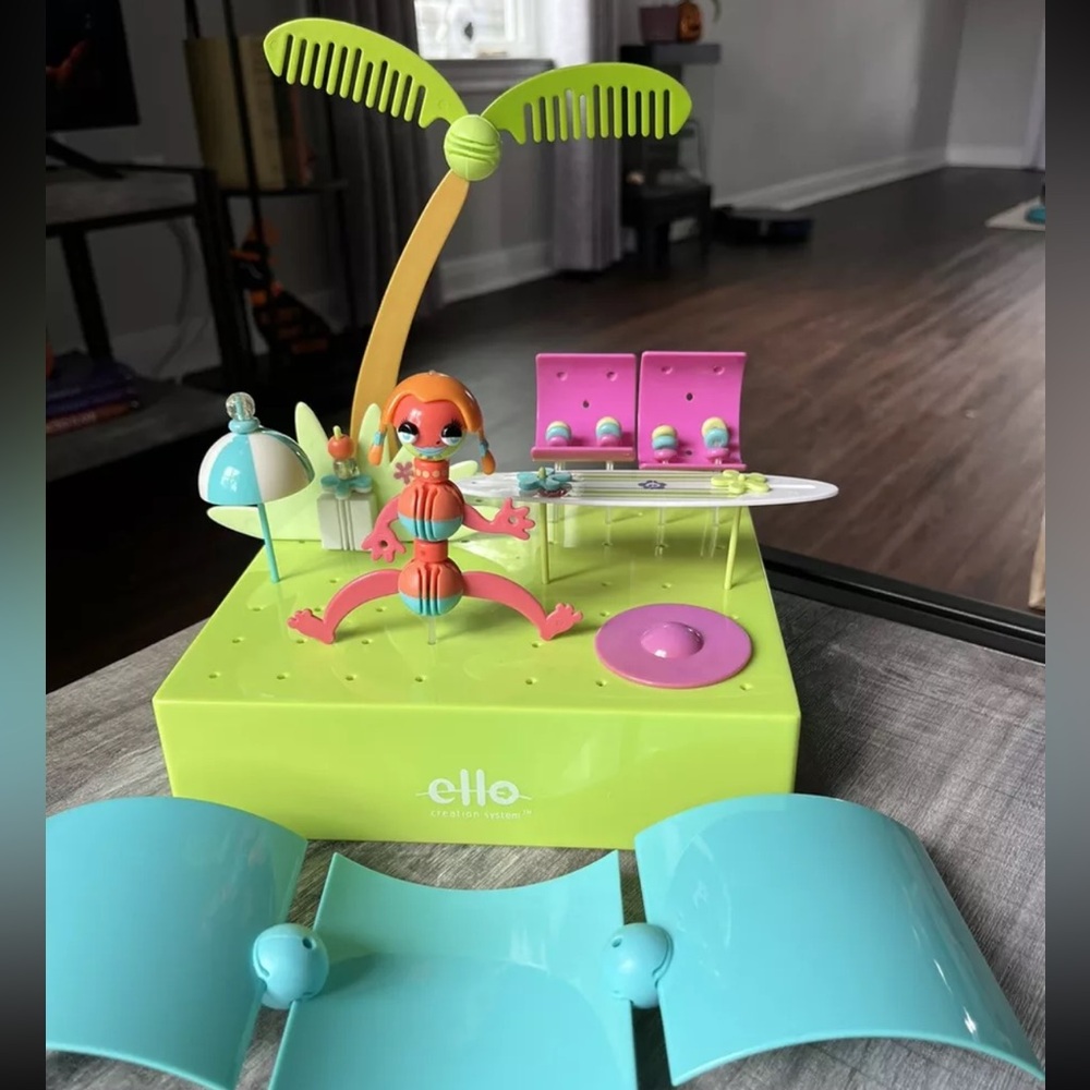 Ello Creation System On The Go Surf Set Beach Stationary